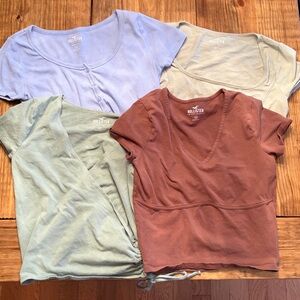 Lot Bundle of Hollister Short Sleeve Shirts size Medium